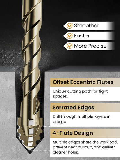 Ultra-Hard Alloy Drill Bit Kit - (Set of 13)