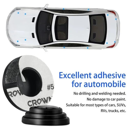 Car Door Shock Absorber Rubber Pad Protection for Door Protector (Pack of 16)