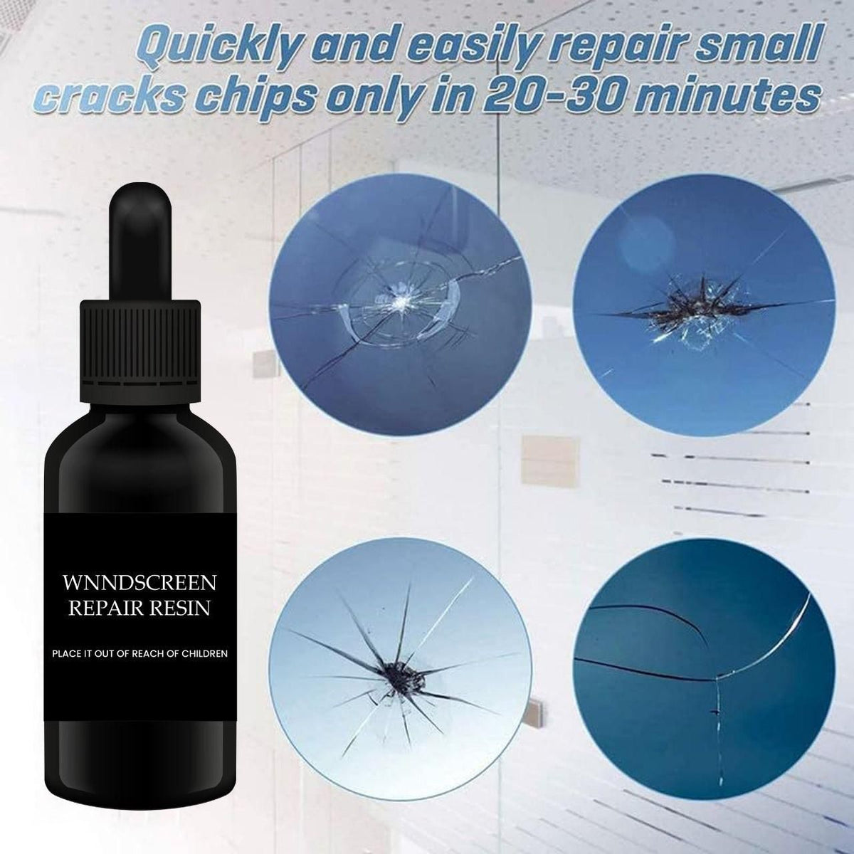 Glass Repair Kit Pack of 2