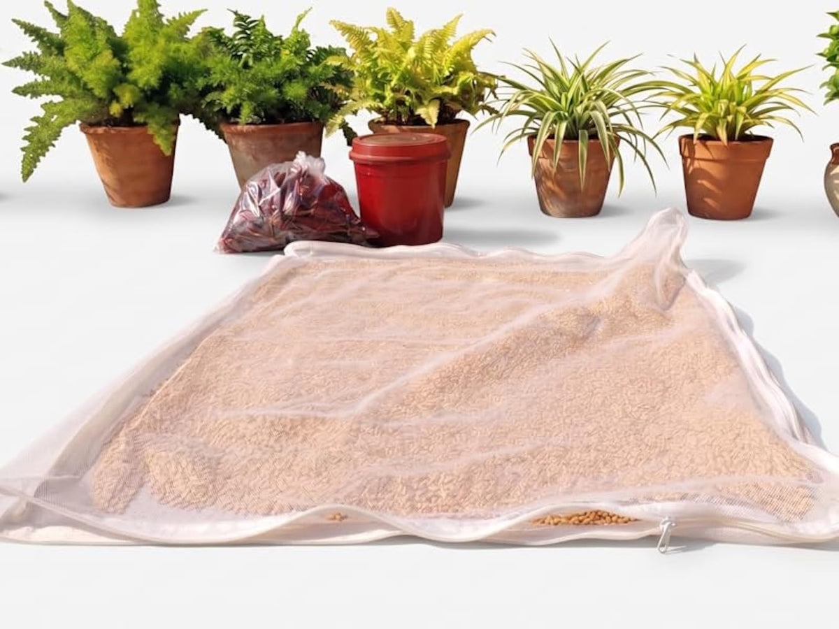 Kuvru Cotton Drying Cloth with Net