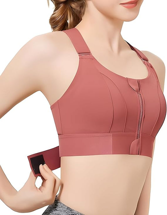 Ultimate Sports Bra for Women, High Impact Sports Bra (BLACK)
