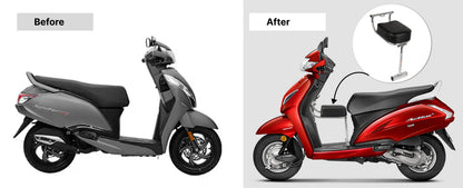 Portable Scooter Baby Seat + FREE Heat-Reflective Seat Cover Combo