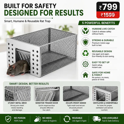 Humane Live Catch & Release Mouse Trap
