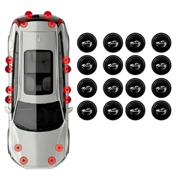Car Door Shock Absorber Rubber Pad Protection for Door Protector (Pack of 16)