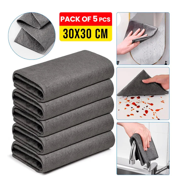 Thickened Magic Cleaning Cloth (5Pcs)