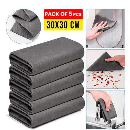 Thickened Magic Cleaning Cloth (5Pcs)